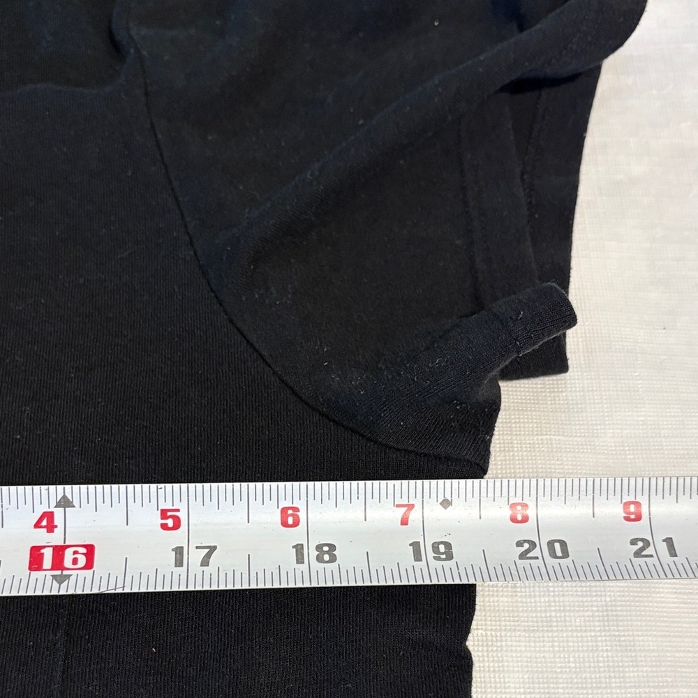 Wilfred Black Scoop Neck Tee Soft Casual Pocket T-Shirt Minimal Summer Top - Picture 6 of 7